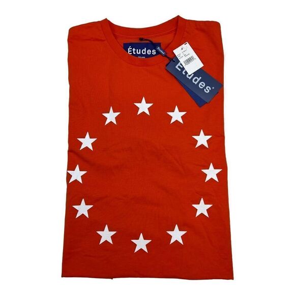 NWT Études Unisex Orange Wonder Europa T-Shirt – US L | Made in Portugal | MSRP - Picture 4 of 9